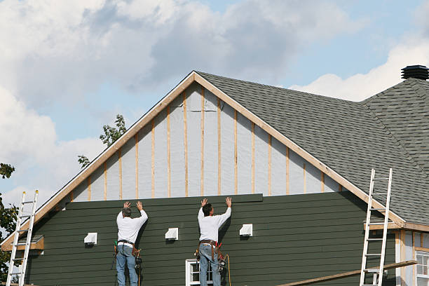 Professional Siding Replacement technician working in Church View, VA